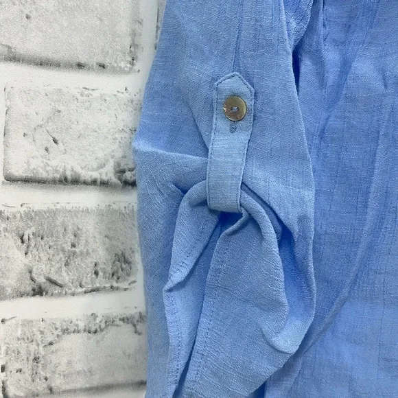 Kim Rodgers Button Up Light Weight Blouse XL - Picture 3 of 9